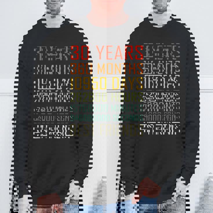 Best Friends ヴィンテージ 30年 友情記念日 スウェットシャツ 高齢者への贈り物