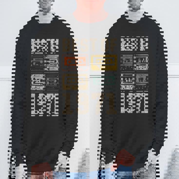 Best Of 1971 カセットテープ・レトロ 54歳の誕生日 スウェットシャツ 高齢者への贈り物