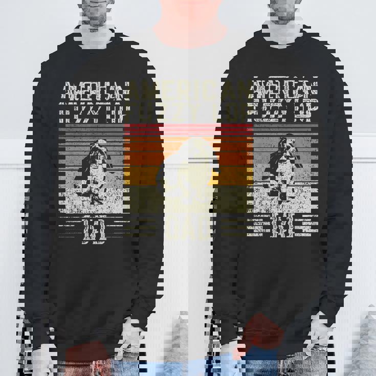 Best Rabbit Dad ヴィンテージアメリカンファジーロップ スウェットシャツ 高齢者への贈り物