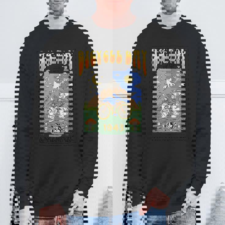 Bicycle Day アルバート・ホフマン Lsd サイケデリック実験 スウェットシャツ 高齢者への贈り物