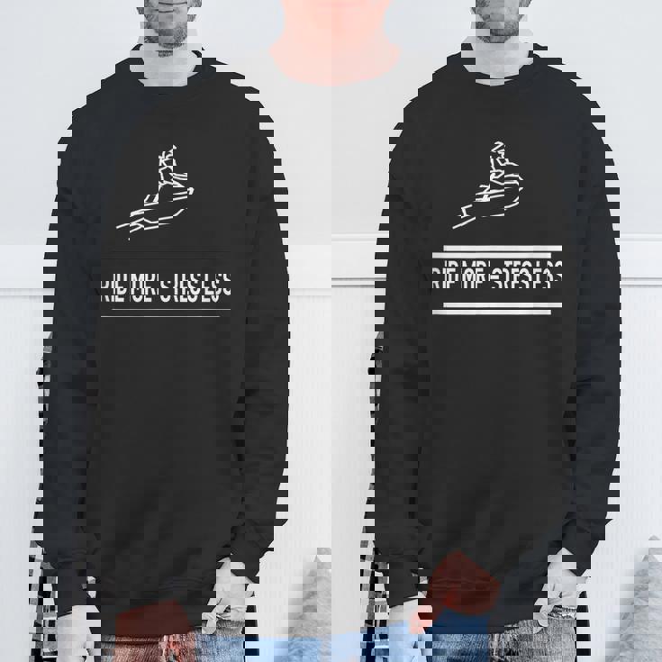 Big Wave -Eadoo Ride More、ストレスを軽減。 スウェットシャツ 高齢者への贈り物