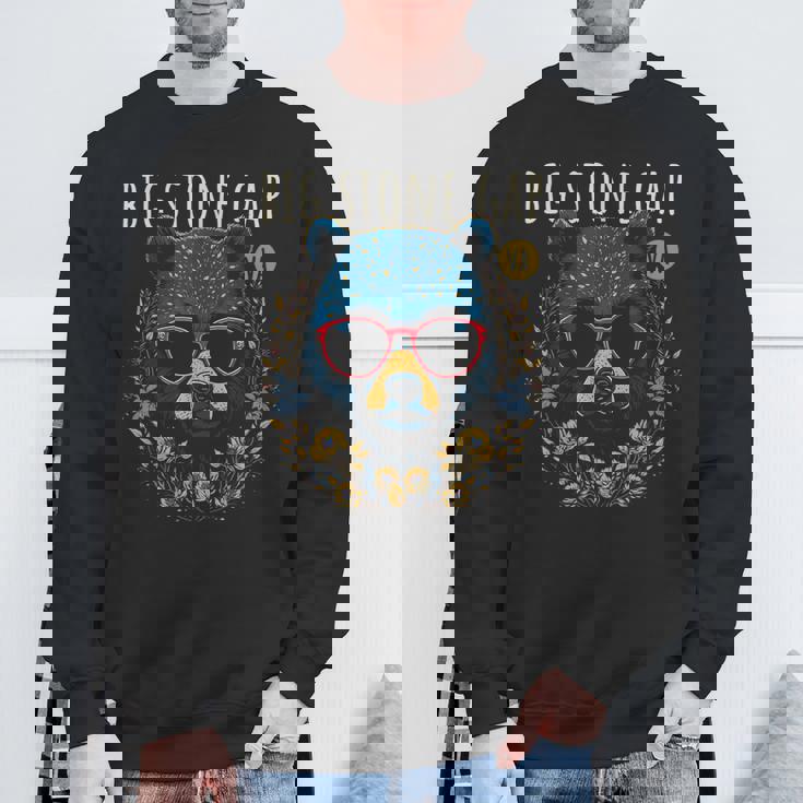 Bigtone Gapirginia Usa 風変わりなクマのデザイン スウェットシャツ 高齢者への贈り物