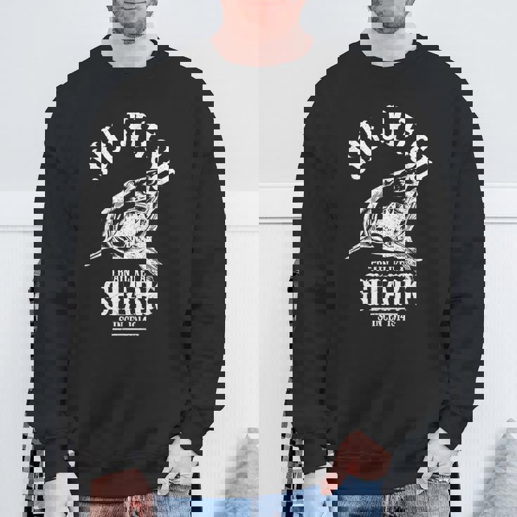 Bjj ブラジリアン柔術電車 サメのように スウェットシャツ 高齢者への贈り物