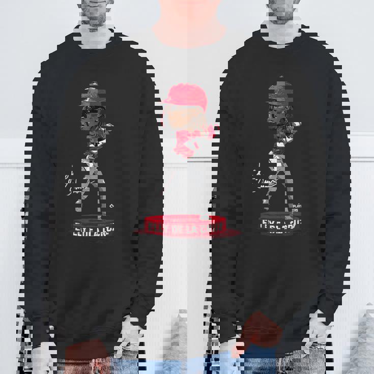 Bobblehead Elly De La Cruz Cincinnati Mlbpa スウェットシャツ 高齢者への贈り物