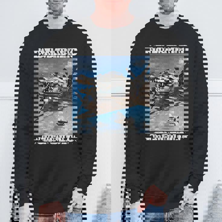 Bombardiro Crocodilo イタリアンブレインロットミーム スウェットシャツ 高齢者への贈り物