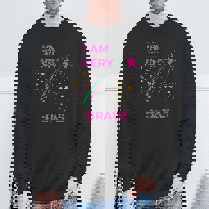 Bravery Presenthootingtar I Am Brave スウェットシャツ 高齢者への贈り物
