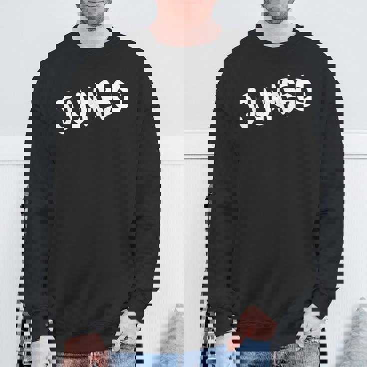 Bud ジャンボフロント ホワイト スウェットシャツ 高齢者への贈り物