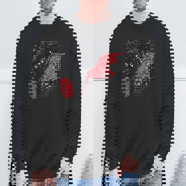 Bullishtock Market シャツ A Bull Pull A Bitcoin Up スウェットシャツ 高齢者への贈り物