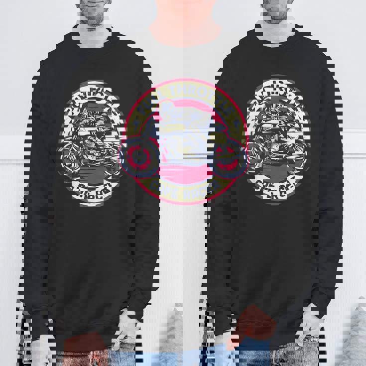 Cafe Racer フルスロットル ヴィンテージモーターサイクルtシャツ スウェットシャツ 高齢者への贈り物