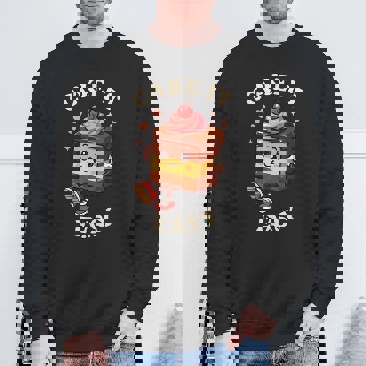 Cake It Easy Take It Easy Fruit スウェットシャツ 高齢者への贈り物