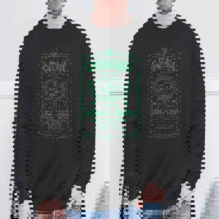 Cannabis High Time Old 420品質インディカ&サティバウィードtシャツ スウェットシャツ 高齢者への贈り物