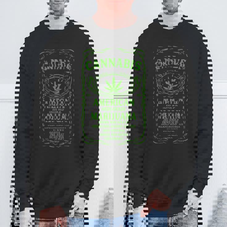 Cannabis アメリカグレード マリファナ インディカ サティバウィード スウェットシャツ 高齢者への贈り物