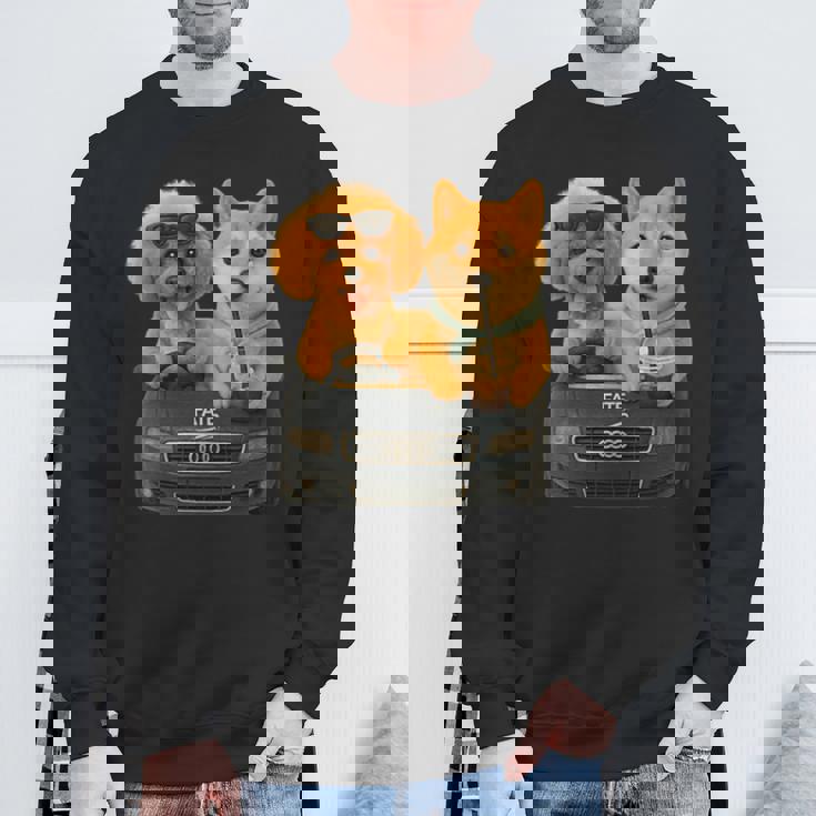 Car Dog スウェットシャツ 高齢者への贈り物