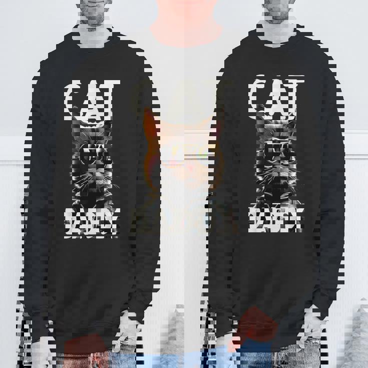 Cat Daddy 猫のお父さん 猫のお父さん お父さん ハウス 猫のお父さん 父の日 猫 スウェットシャツ 高齢者への贈り物