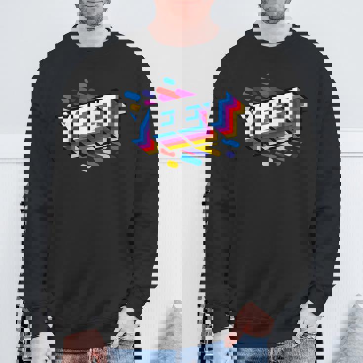 Celebration Yeet キッズ トレンディ ミーム スローガン Yeeting スウェットシャツ 高齢者への贈り物