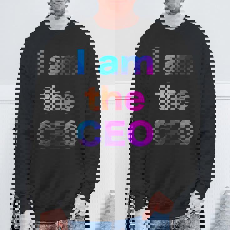 Ceo 最高経営責任者 社長 執行役員 面白い おもしろ ユーモア ギャグ お笑い スウェットシャツ 高齢者への贈り物