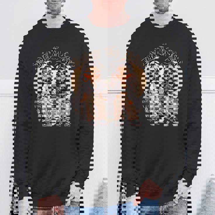 Chicano メキシカンローライダー ダウントゥライド スウェットシャツ 高齢者への贈り物