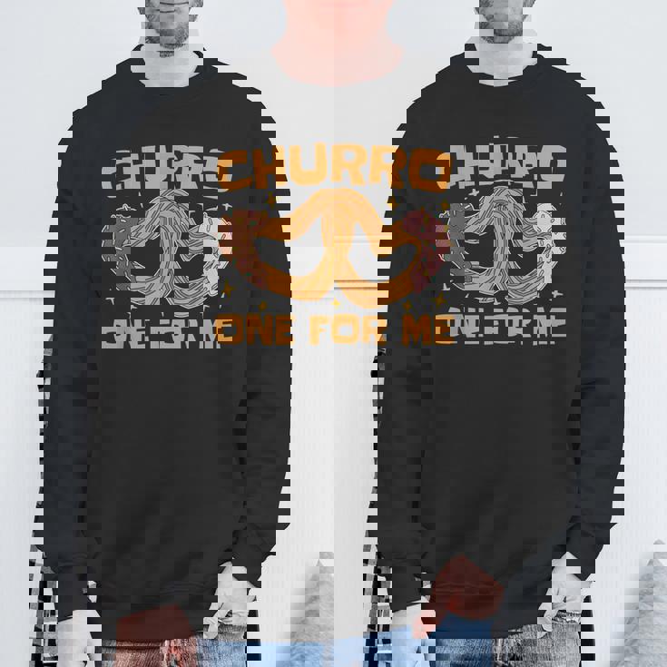 Churro One For Me メキシコ料理 揚げ生地が大好き チュロス スウェットシャツ 高齢者への贈り物