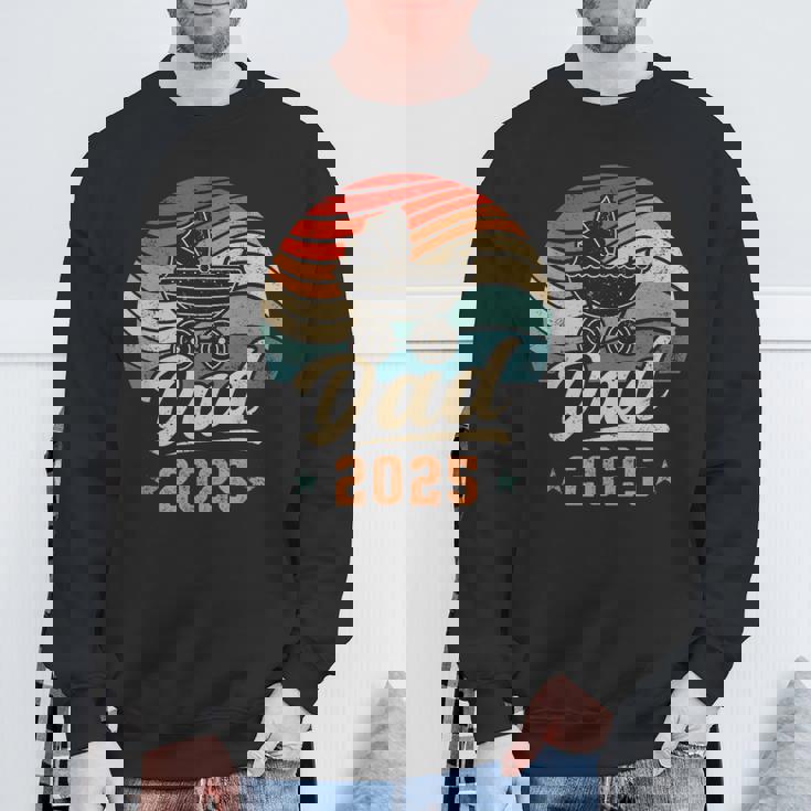 Dad 2025 歳 新しい父親 赤ちゃん発表 父性 スウェットシャツ 高齢者への贈り物