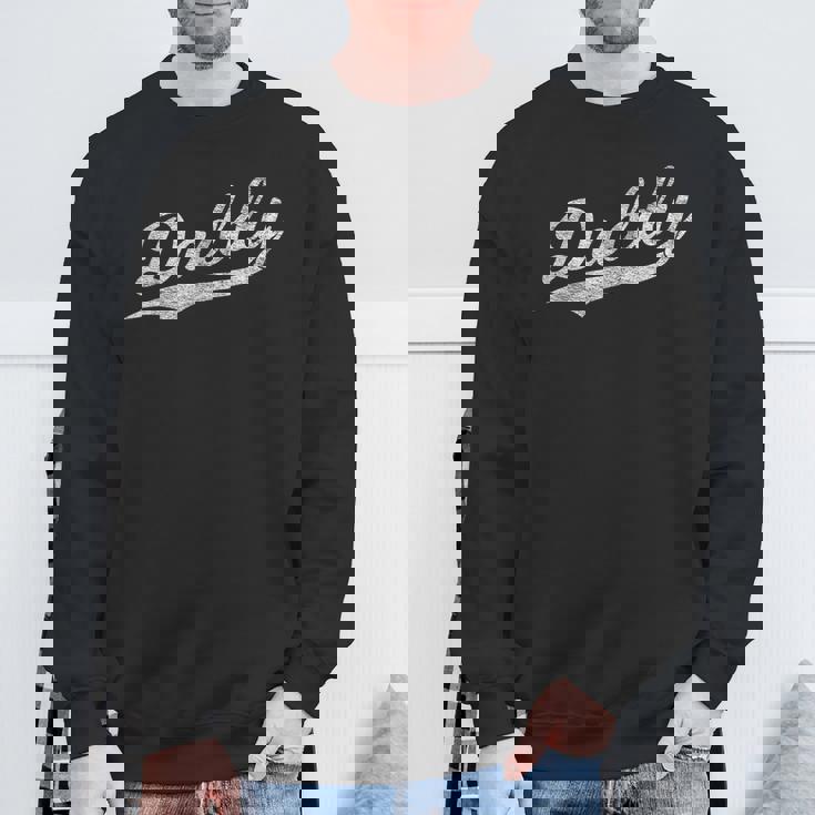 Daddy 野球スクリプト カーシブ ジャージスタイル お父さん 父の日 スウェットシャツ 高齢者への贈り物