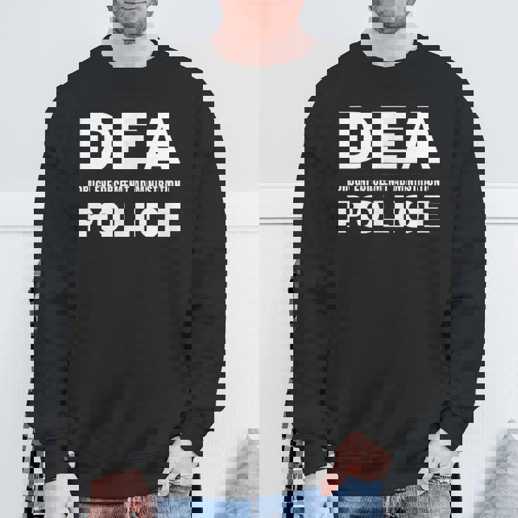 Dea 警察官 麻薬取締局 フロントサイド スウェットシャツ 高齢者への贈り物