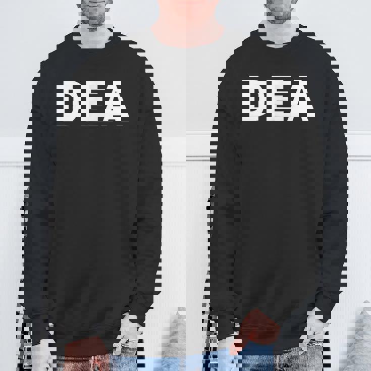 Deaエージェント麻薬取締局ホワイトプリント スウェットシャツ 高齢者への贈り物