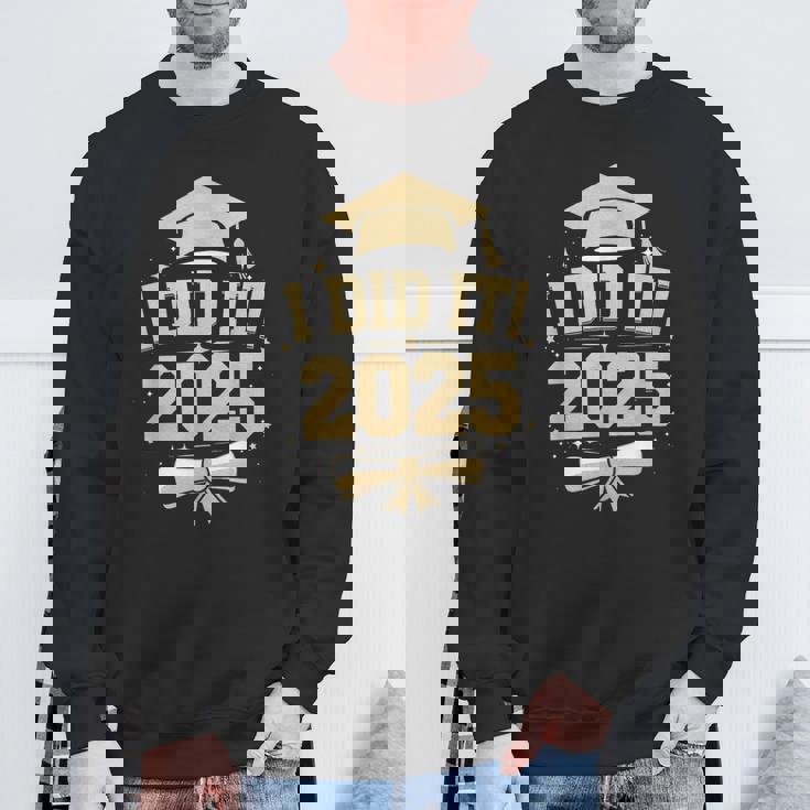 I Did It Graduate 2025 2025年卒業クラス スウェットシャツ 高齢者への贈り物