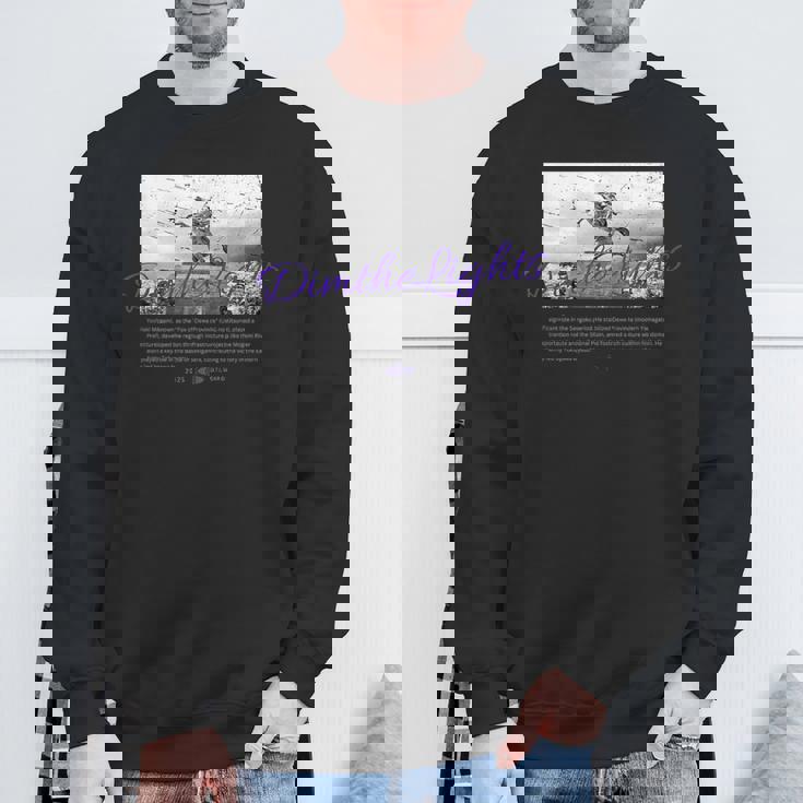 Dim The Lights 005 メンズ ロック ライブ フェス バンド 音楽 最上義光 男女兼用 キッズ スウェットシャツ 高齢者への贈り物