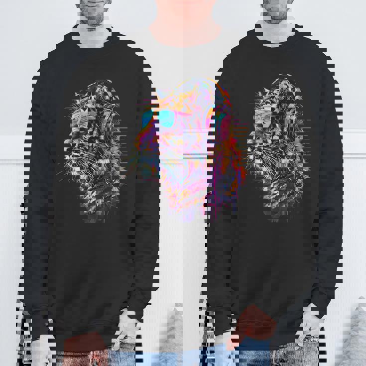 Dj Tiger ミュージックヘッドフォン ハウス ビートメーカー 音楽プロデューサー スウェットシャツ 高齢者への贈り物