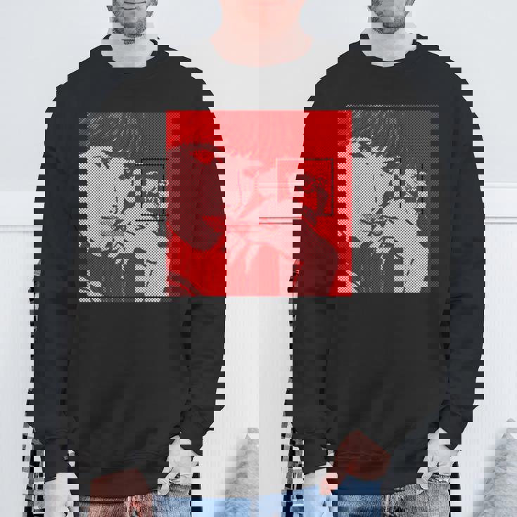 Dot Pattern Original Icon Official Illustration Red スウェットシャツ 高齢者への贈り物