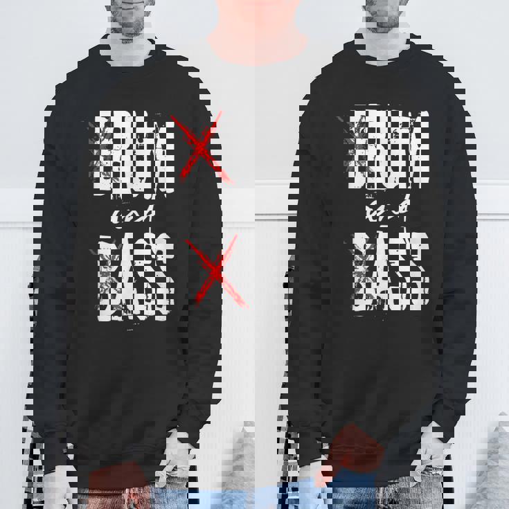 Drum And Bass Rum And Ass スウェットシャツ 高齢者への贈り物