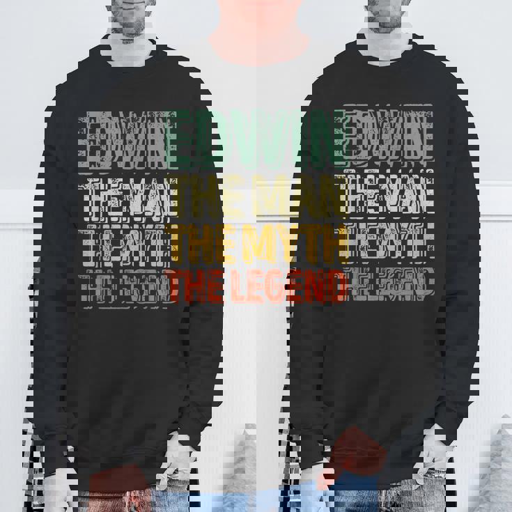 Edwin The Man The Myth The Legend シャツ ファーストネーム Edwin スウェットシャツ 高齢者への贈り物