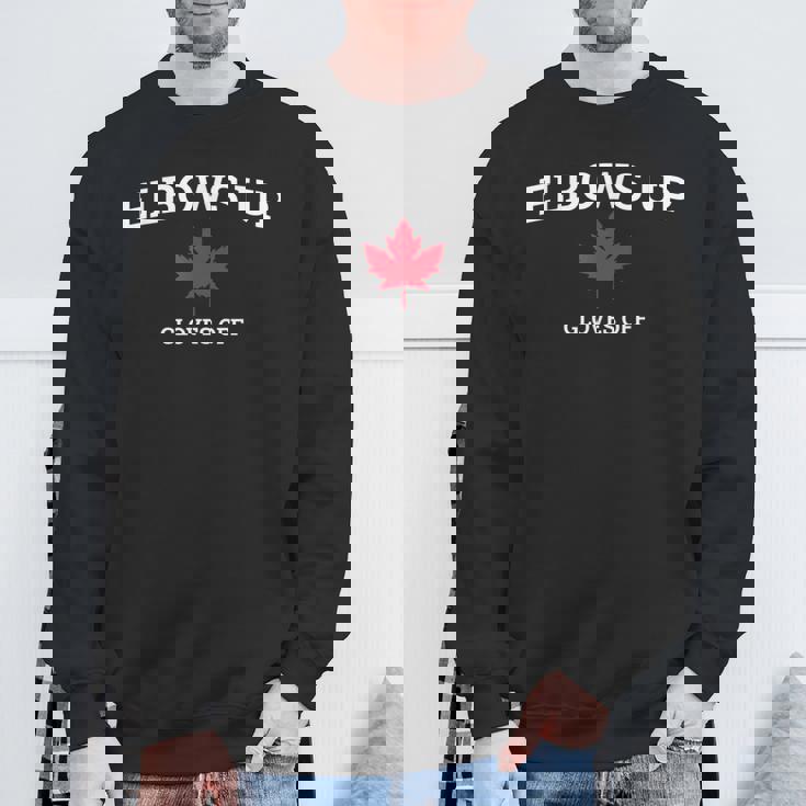 Elbows Up Canada グローブ Off Canadian Pride Northtrong スウェットシャツ 高齢者への贈り物