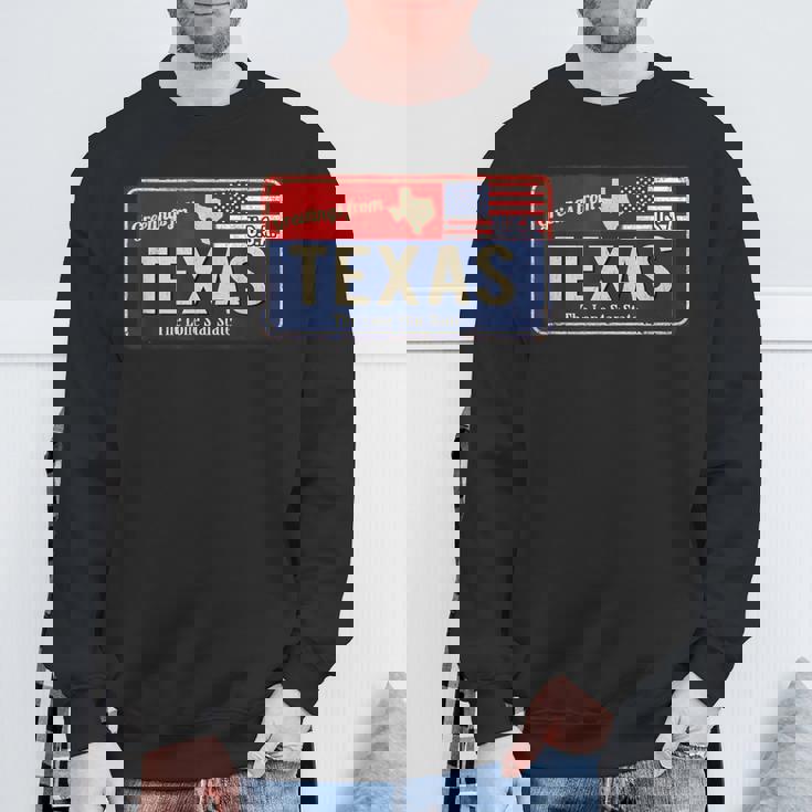 Enjoy Wear Cool Texas Wildintage Texas Usa スウェットシャツ 高齢者への贈り物