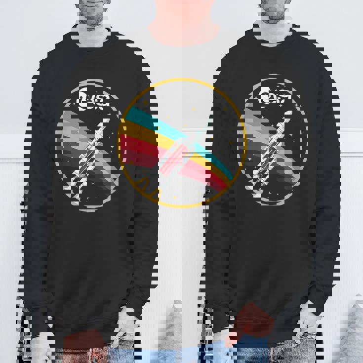 Esa 欧州宇宙機関 アリアン 5 ロケット ヴィンテージ スウェットシャツ 高齢者への贈り物