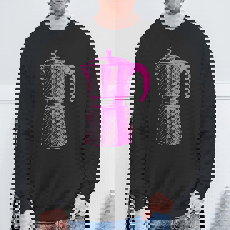 Essenza Italiana Moka コーヒーメーカー スウェットシャツ 高齢者への贈り物