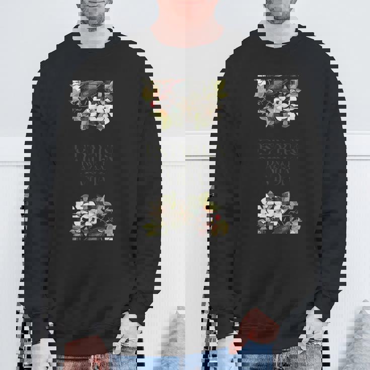 Estar En Danza Laida ボタニカルアート スウェットシャツ 高齢者への贈り物