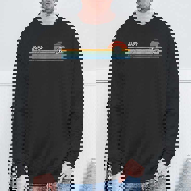 Eureka California Usa アメリカ レトロ サンセット レインボー シンセ スウェットシャツ 高齢者への贈り物