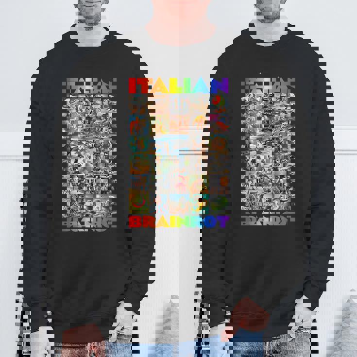 Every Italian Brainrot Meme Italian Brainrotコレクション スウェットシャツ 高齢者への贈り物