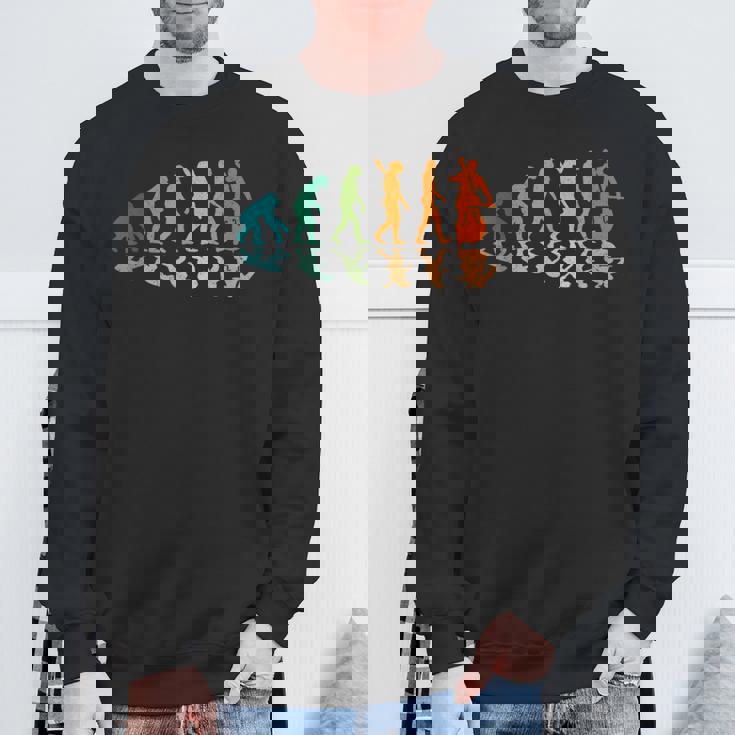 Evolution コントラバスプレーヤー スウェットシャツ 高齢者への贈り物