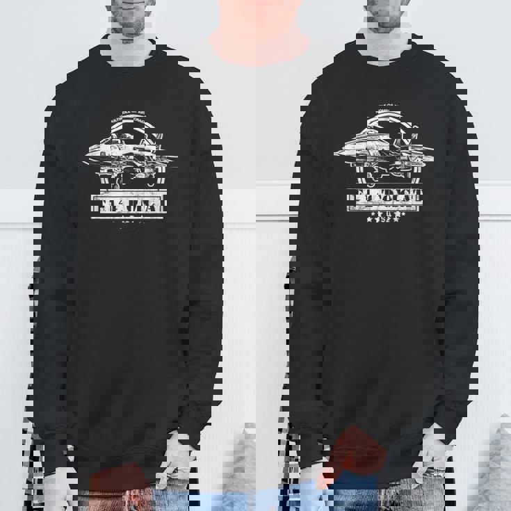 F-14 トムキャット 戦闘機 スウェットシャツ 高齢者への贈り物