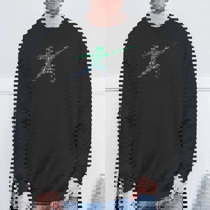 Fencingtance フェンサー 剣闘 ボーイズ フェンシング スウェットシャツ 高齢者への贈り物