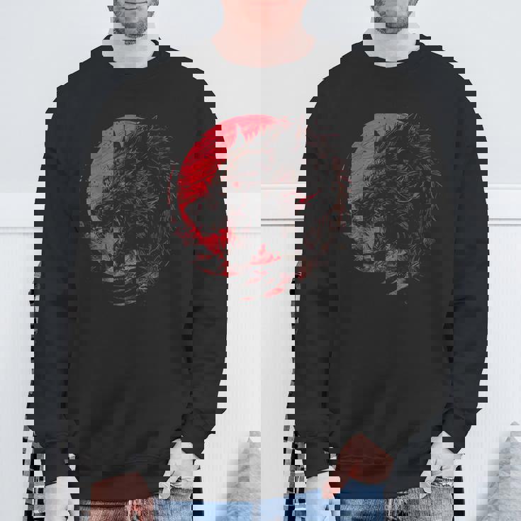 Fenrir Norse Wolf スウェットシャツ 高齢者への贈り物