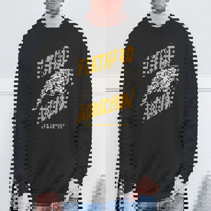 Flathead Addiction マゴチ 釣り スウェットシャツ 高齢者への贈り物