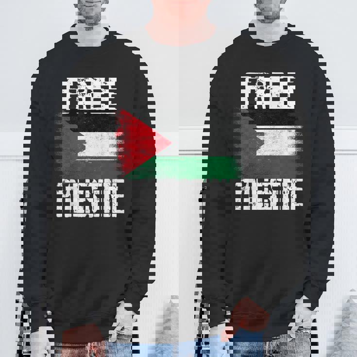 Free Palestine Free Gaza パレスチナの旗無料パレスチナ スウェットシャツ 高齢者への贈り物