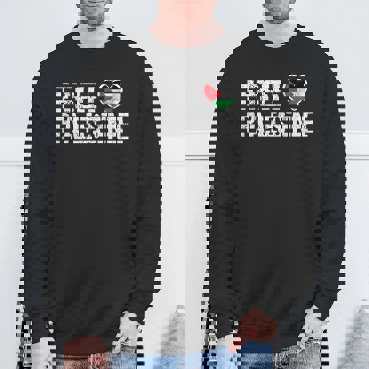 Free Palestine パレスチナの旗無料パレスチナ スウェットシャツ 高齢者への贈り物