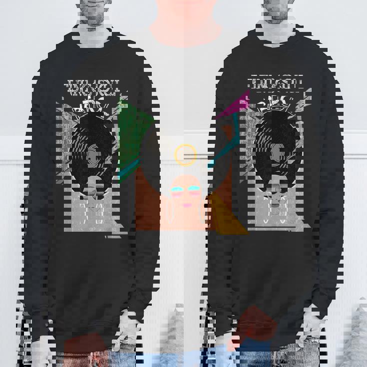 Funk &Oul Patrol 70年代80年代ビンテージアフログラフィックミュージックシャツ スウェットシャツ 高齢者への贈り物