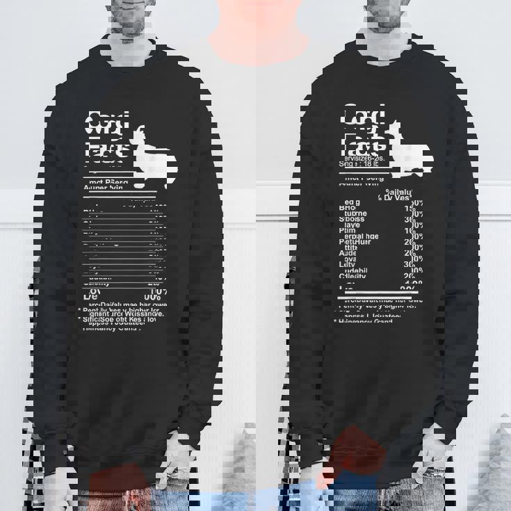 Corgi Facts 栄養ギフト カーディガン ペンブローク スウェットシャツ 高齢者への贈り物