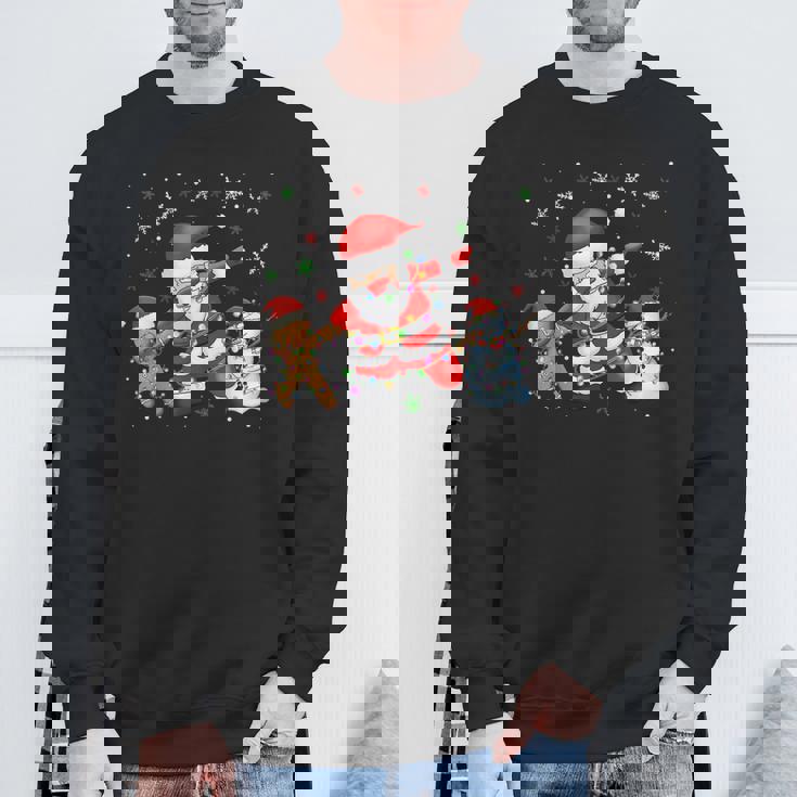 Dabbinganta Christmas おかしいdabサンタクロースクリスマス スウェットシャツ 高齢者への贈り物