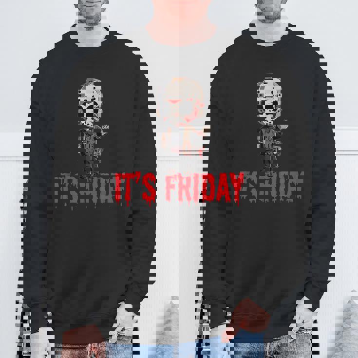 Friday 13Th ファニーハロウィンホラー スウェットシャツ 高齢者への贈り物